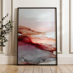 Abstract 2150 Canvas Art 18" x 24" / 45 x 60 cm / Black