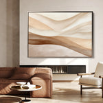Abstract 2151 Canvas Art 18" x 24" / 45 x 60 cm / Black
