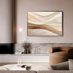 Abstract 2151 Canvas Art 18" x 24" / 45 x 60 cm / Black
