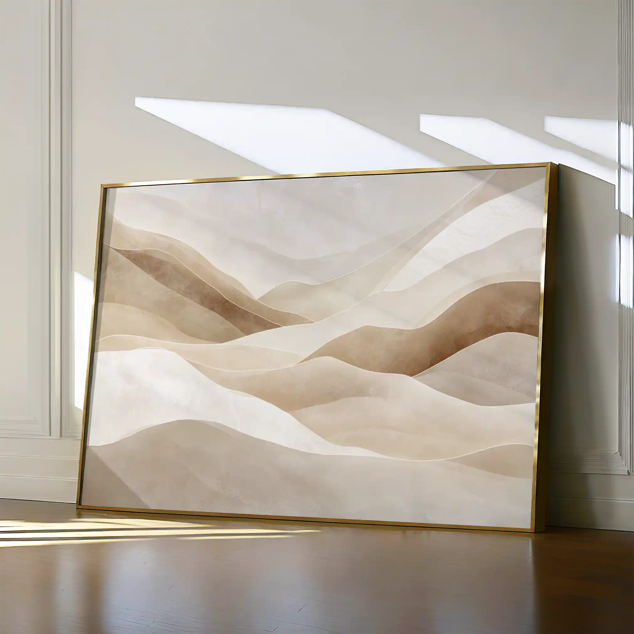 Abstract 2152 Canvas Art 18" x 24" / 45 x 60 cm / Black