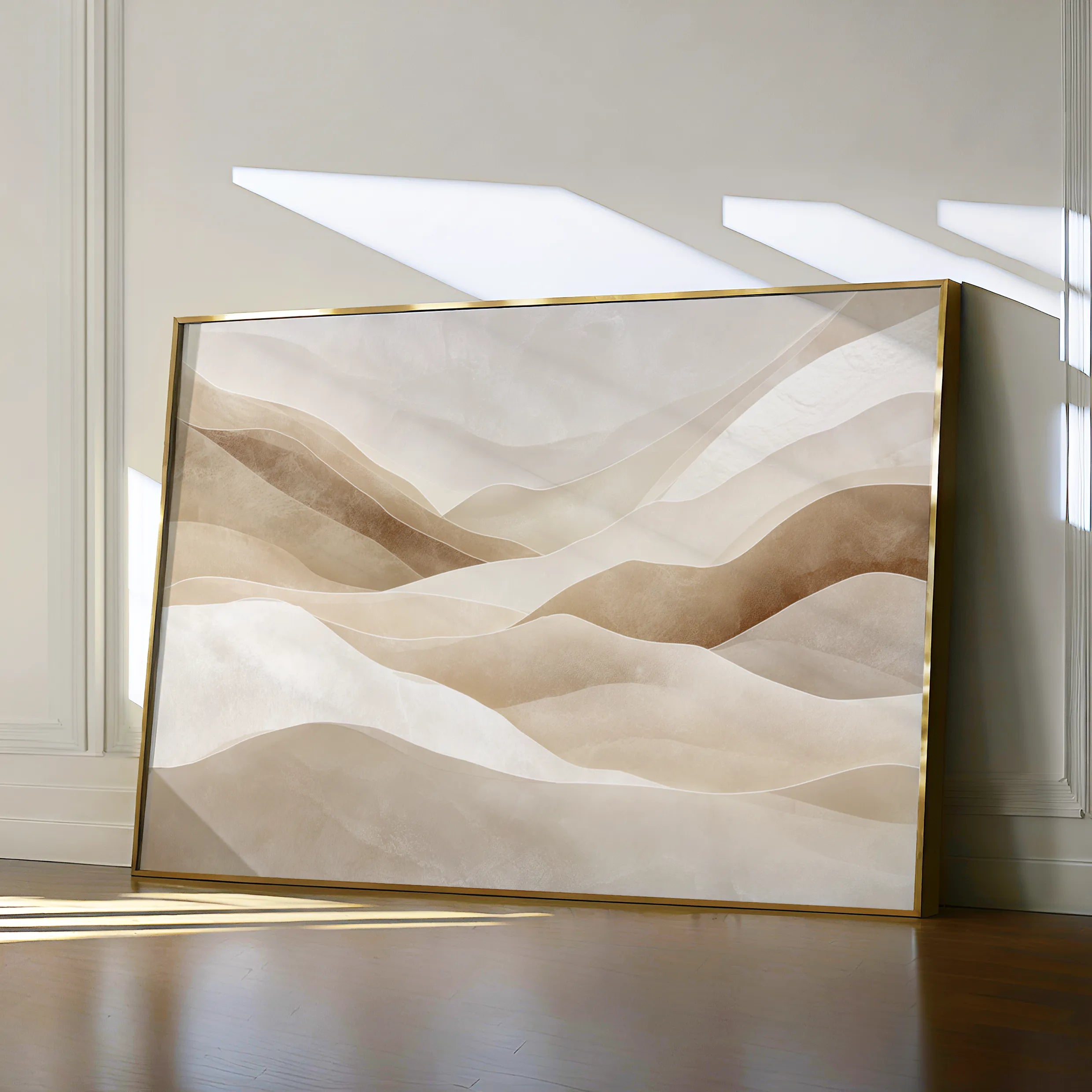 Abstract 2152 Canvas Art 18" x 24" / 45 x 60 cm / Black