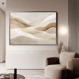Abstract 2152 Canvas Art 18" x 24" / 45 x 60 cm / Black