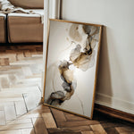 Abstract 2153 Canvas Art 18" x 24" / 45 x 60 cm / Black
