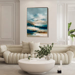 Abstract 2154 Canvas Art 18" x 24" / 45 x 60 cm / Black