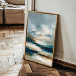 Abstract 2154 Canvas Art 18" x 24" / 45 x 60 cm / Black