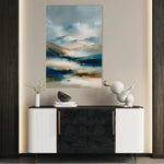 Abstract 2154 Canvas Art 18" x 24" / 45 x 60 cm / Black