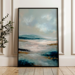 Abstract 2155 Canvas Art 18" x 24" / 45 x 60 cm / Black