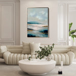 Abstract 2155 Canvas Art 18" x 24" / 45 x 60 cm / Black