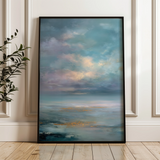 Abstract 2157 Canvas Art 18" x 24" / 45 x 60 cm / Black