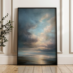 Abstract 2159 Canvas Art 18" x 24" / 45 x 60 cm / Black