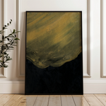 Abstract 216 Canvas Art 18" x 24" / 45 x 60 cm / Black