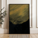 Abstract 216 Canvas Art 18" x 24" / 45 x 60 cm / Black