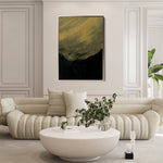 Abstract 216 Canvas Art 18" x 24" / 45 x 60 cm / Black