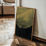 Abstract 216 Canvas Art 18" x 24" / 45 x 60 cm / Black