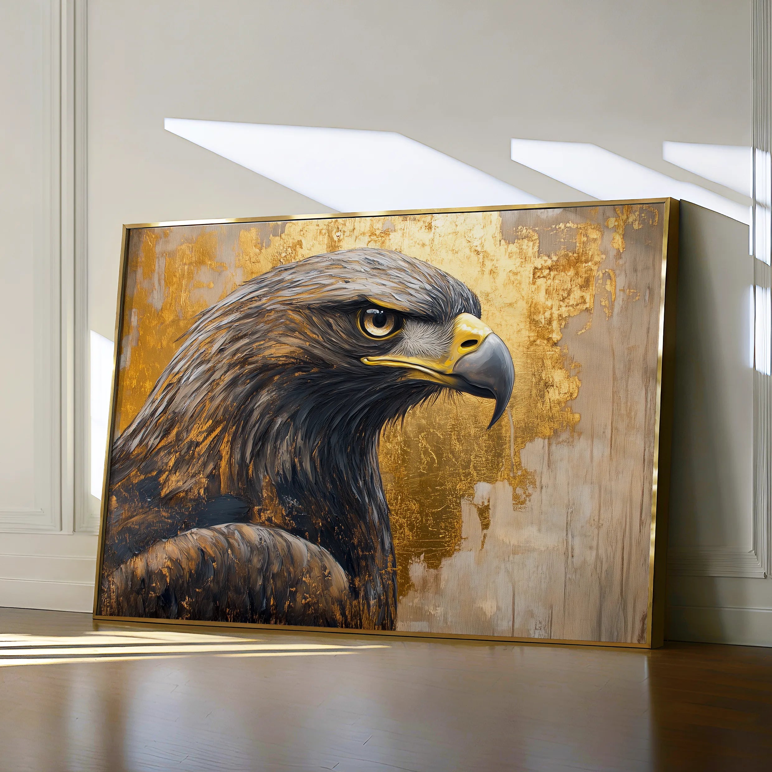 Animals 216 Canvas Art 18" x 24" / 45 x 60 cm / Black