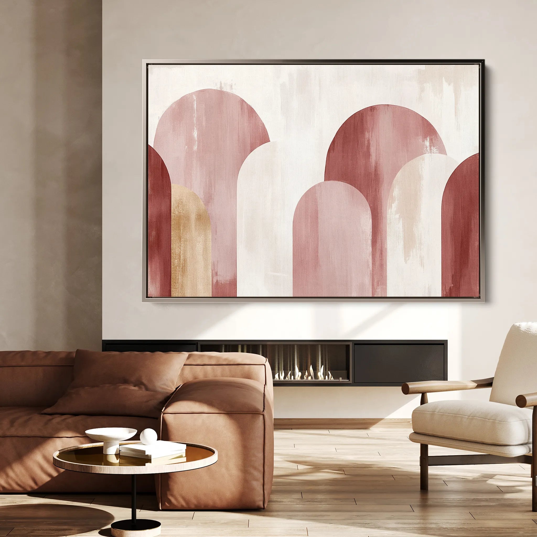 Boho 216 Canvas Art 18" x 24" / 45 x 60 cm / Black