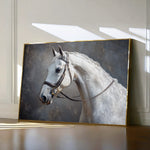 Horses 216 Canvas Art 18" x 24" / 45 x 60 cm / Black