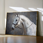 Horses 216 Canvas Art 60 x 40 cm / Black
