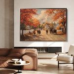 Landscape 216 Canvas Art 18" x 24" / 45 x 60 cm / Black
