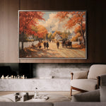 Landscape 216 Canvas Art 18" x 24" / 45 x 60 cm / Black