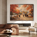 Landscape 216 Canvas Art 60 x 40 cm / Black