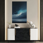 Abstract 2162 Canvas Art 18" x 24" / 45 x 60 cm / Black