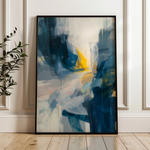 Abstract 2163 Canvas Art 18" x 24" / 45 x 60 cm / Black