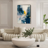 Abstract 2163 Canvas Art 18" x 24" / 45 x 60 cm / Black