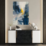 Abstract 2163 Canvas Art 18" x 24" / 45 x 60 cm / Black