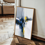 Abstract 2164 Canvas Art 18" x 24" / 45 x 60 cm / Black