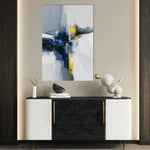 Abstract 2164 Canvas Art 18" x 24" / 45 x 60 cm / Black