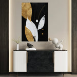 Abstract 2167 Canvas Art 18" x 24" / 45 x 60 cm / Black