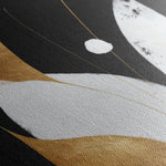 Abstract 2167 Canvas Art 18" x 24" / 45 x 60 cm / Black