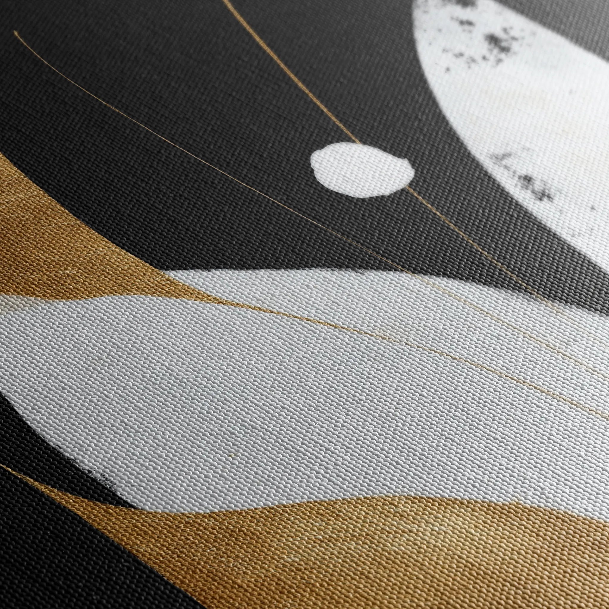 Abstract 2167 Canvas Art 18" x 24" / 45 x 60 cm / Black
