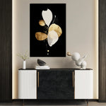 Abstract 2168 Canvas Art 18" x 24" / 45 x 60 cm / Black