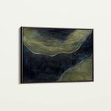 Abstract 217 Canvas Art 18" x 24" / 45 x 60 cm / Black