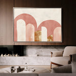 Boho 217 Canvas Art 18" x 24" / 45 x 60 cm / Black