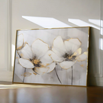 Floral 217 Canvas Art 60 x 40 cm / Black