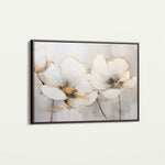 Floral 217 Canvas Art 60 x 40 cm / Black