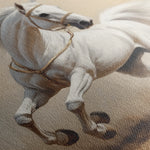 Horses 217 Canvas Art 18" x 24" / 45 x 60 cm / Black