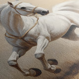 Horses 217 Canvas Art 18" x 24" / 45 x 60 cm / Black