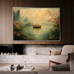 Landscape 217 Canvas Art 18" x 24" / 45 x 60 cm / Black