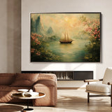 Landscape 217 Canvas Art 18" x 24" / 45 x 60 cm / Black