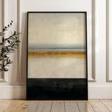 Abstract 2170 Canvas Art 18" x 24" / 45 x 60 cm / Black