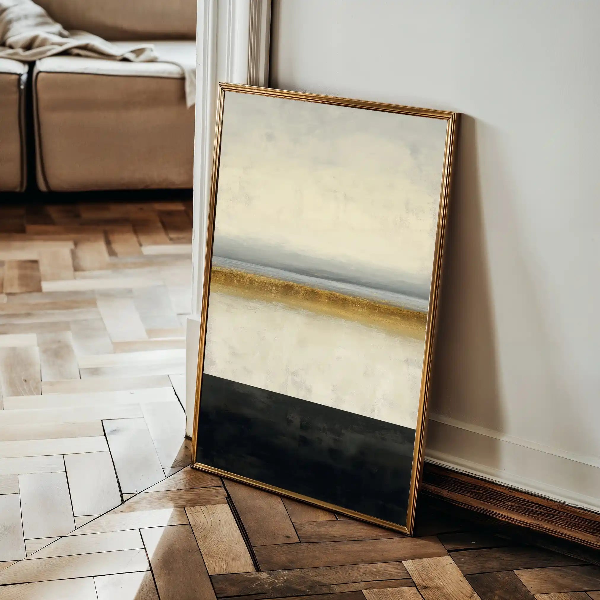 Abstract 2170 Canvas Art 18" x 24" / 45 x 60 cm / Black