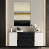 Abstract 2170 Canvas Art 18" x 24" / 45 x 60 cm / Black