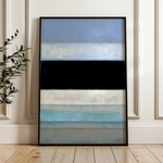 Abstract 2172 Canvas Art 18" x 24" / 45 x 60 cm / Black