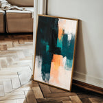 Abstract 2174 Canvas Art 18" x 24" / 45 x 60 cm / Black