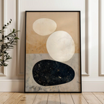 Abstract 2175 Canvas Art 18" x 24" / 45 x 60 cm / Black