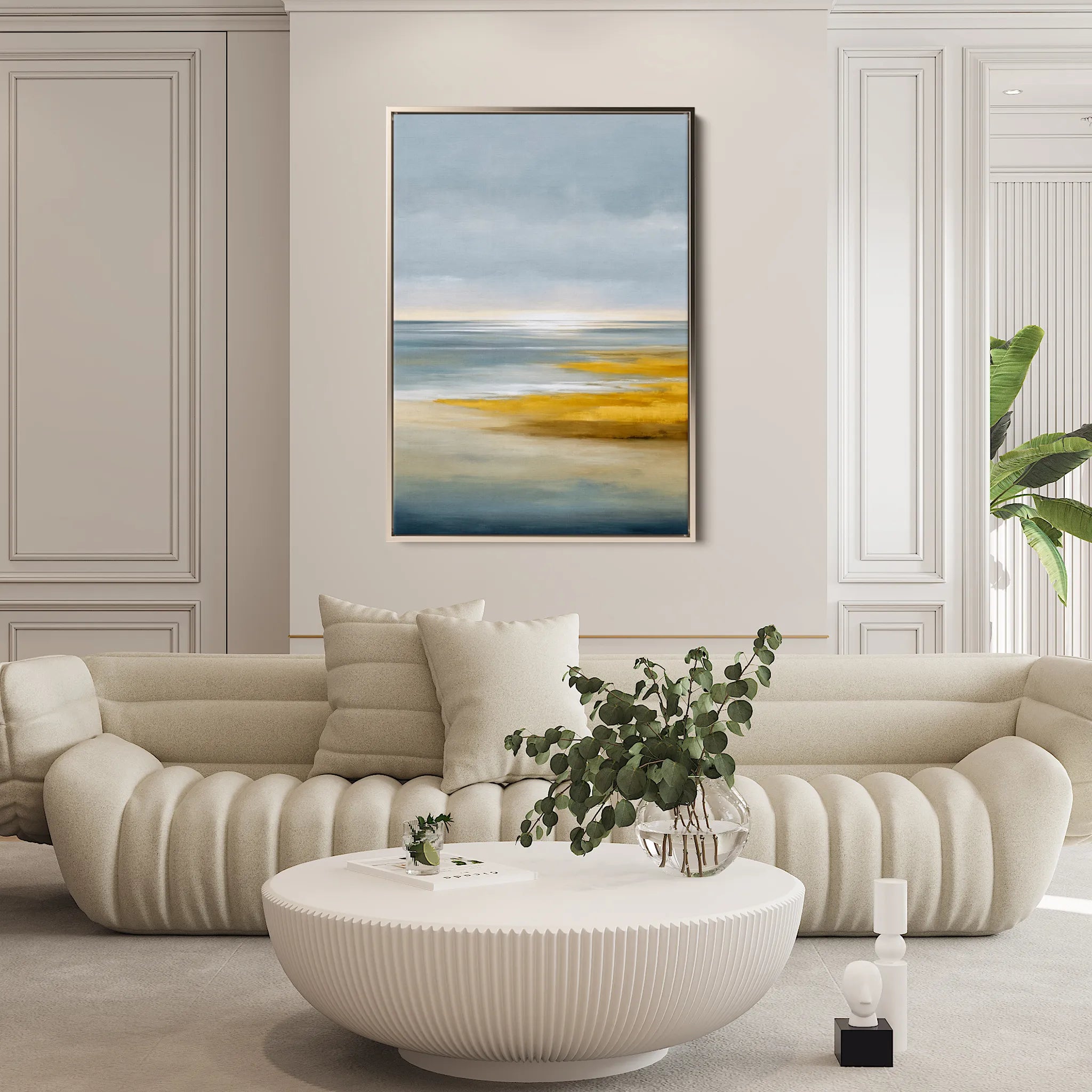 Abstract 2178 Canvas Art 18" x 24" / 45 x 60 cm / Black